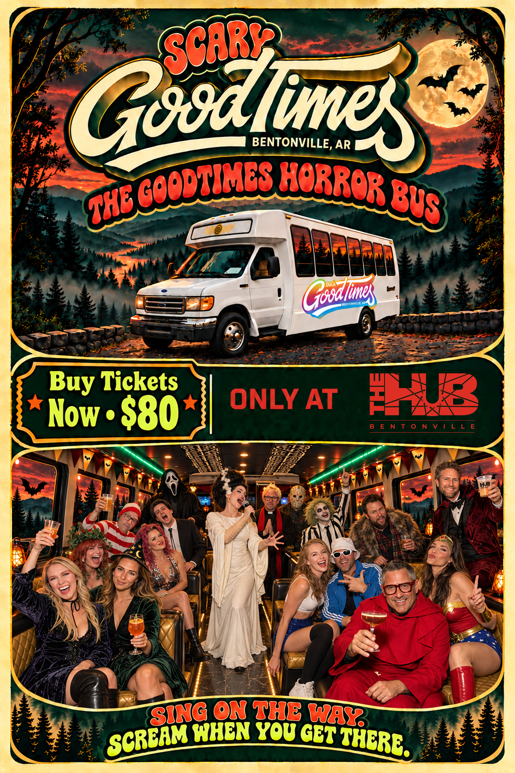 Ticket: Scary GoodTimes Horror Bus