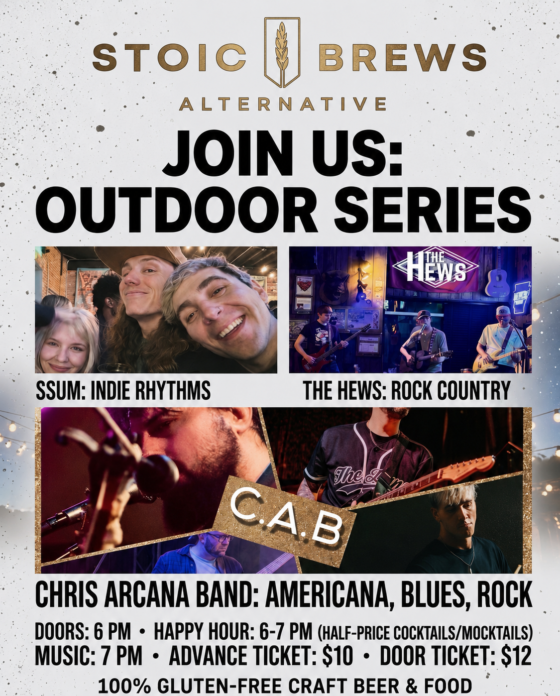 Stoic Outdoor Series ft: Chris Arcana, The Hews & SSUM